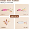 6 Pcs Attachment Refills for the Down Part of Potaroma Hide and Seek Cat Toy