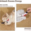 Potaroma 4Pcs Cat Toys, Horror Halloween Knife-Shaped Kitten Catnip Crinkly Sound Toys, Indoor Exercise for All Cat Breeds 6.5 Inches(6.5 Inches (Pack of 3))