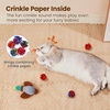 Potaroma Birds Cat Toys, 2 Pack Catnip Toys Soft Durable(White and Brown)
