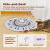 Potaroma Cat Toys Chargeable, 3in1 Hide and Seek, Interactive Fun(Minimalistic Bohemian)