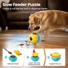 Potaroma Dog Toys Treat Dispenser Ball, Freezable Slow Feeder Puzzle Chew(4.0 Inches)
