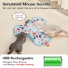Potaroma Hide and Seek Interactive Cat Toys(Floral Cover)